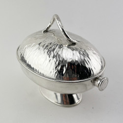 Rare and Unusual Victorian Hukin & Heath Silver Plated Spoon Warmer