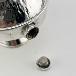 Rare and Unusual Victorian Hukin & Heath Silver Plated Spoon Warmer