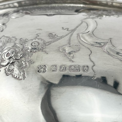 Elegant Oval Victorian Sterling Silver Sugar Basket