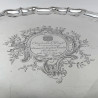 Good Quality and Gauge Early George II Sterling Silver Salver