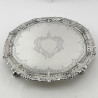 Attractive Victorian Sterling Silver Salver (1887)