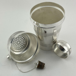 Jumbo Size Silver Plated Cocktail Shaker