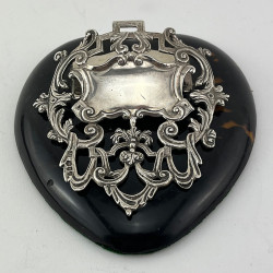 Victorian Sterling Silver and Tortoiseshell Table Paper Clip (1892)