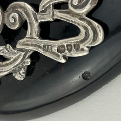 Victorian Sterling Silver and Tortoiseshell Table Paper Clip