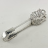 Unusual Pair of Victorian Silver Plated Asparagus Tongs (c.1895)