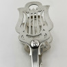 Unusual Pair of Victorian Silver Plated Asparagus Tongs