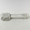 Unusual Pair of Victorian Silver Plated Asparagus Tongs
