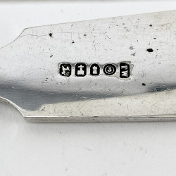 Unusual Pair of Victorian Silver Plated Asparagus Tongs