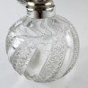 Pretty Late Victorian Sterling Silver and Cut Glass Perfume Bottle