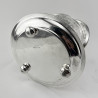 Victorian Silver Plated Cylindrical Biscuit or Trinket Box
