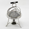 Unusual Asprey & Co Silver Plated Heated Toast Rack (c.1920)