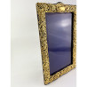 Unusual Edwardian Decorative Gold Plated Photo Frame