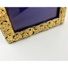 Unusual Edwardian Decorative Gold Plated Photo Frame