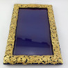 Unusual Edwardian Decorative Gold Plated Photo Frame