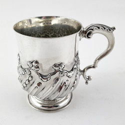 Victorian Sterling Silver Christening Mug with Very Good Gauge of Silver