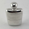 Good Quality Victorian Sterling Silver Hip Flask
