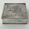 Superb Quality Garrard & Co Sterling Silver Commemorative Box