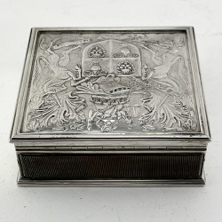 Superb Quality Garrard & Co Sterling Silver Commemorative Box