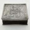Superb Quality Garrard & Co Sterling Silver Commemorative Box