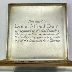 Superb Quality Garrard & Co Sterling Silver Commemorative Box