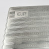 Large Edwardian Rectangular Sterling Silver Cigar Box