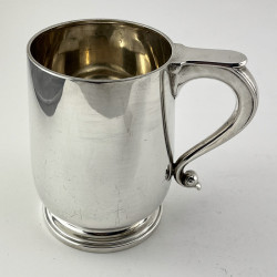 Good Quality and Gauge Sterling Silver Pint Mug (1936)