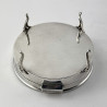 Unusual Tortoiseshell and Sterling Silver Jewellery Box