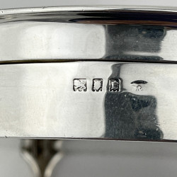 Unusual Tortoiseshell and Sterling Silver Jewellery Box