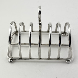 Good Quality Chester Sterling Silver Victorian Toast Rack