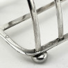Good Quality Chester Sterling Silver Victorian Toast Rack