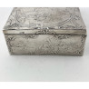 Victorian Dutch Bernard Muller Sterling Silver Trinket Box