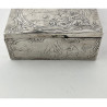 Victorian Dutch Bernard Muller Sterling Silver Trinket Box