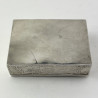 Victorian Dutch Bernard Muller Sterling Silver Trinket Box
