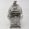 Beautiful Carrington & Co Georgian Style Sterling Silver Tea Caddy