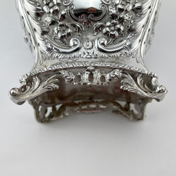 Beautiful Carrington & Co Georgian Style Sterling Silver Tea Caddy