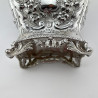 Beautiful Carrington & Co Georgian Style Sterling Silver Tea Caddy
