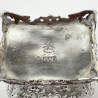 Beautiful Carrington & Co Georgian Style Sterling Silver Tea Caddy