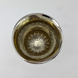 Good Quality and Weight Emes & Barnard Georgian Sterling Silver Goblet