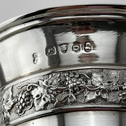 Good Quality and Weight Emes & Barnard Georgian Sterling Silver Goblet