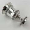 Good Quality and Weight Emes & Barnard Georgian Sterling Silver Goblet