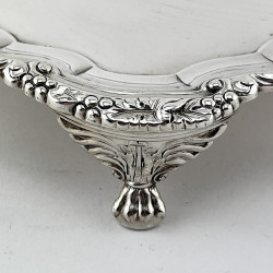 Very Fine Quality William Bateman Georgian Sterling Silver Salver