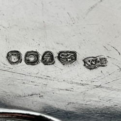 Very Fine Quality William Bateman Georgian Sterling Silver Salver