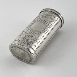 Unusual Georgian Samuel Pemberton Sterling Silver Nutmeg Grater