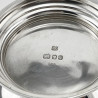 Charming George II Style Sterling Silver Plain Bullet Shaped Tea Pot