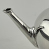 Charming George II Style Sterling Silver Plain Bullet Shaped Tea Pot