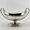 Pair of Elegant Sterling Silver George III Henry Chawner Salt Cellars