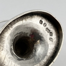 Pair of Elegant Sterling Silver George III Henry Chawner Salt Cellars