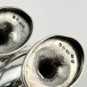 Pair of Elegant Sterling Silver George III Henry Chawner Salt Cellars