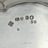 Very Pretty Victorian Round Sterling Silver Salver