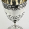 Large Victorian Sterling Silver Goblet or Trophy